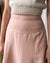 80s Pink Drop Waist Skirt