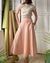 80s Pink Drop Waist Skirt
