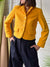 90s Marigold Fuzzy Fleece Jacket
