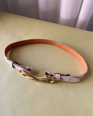 90s Linen & Leather Belt