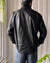 80s Western Style Leather Shirt Jacket