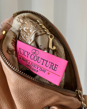 Y2K Juicy Couture Leather Baguette Purse