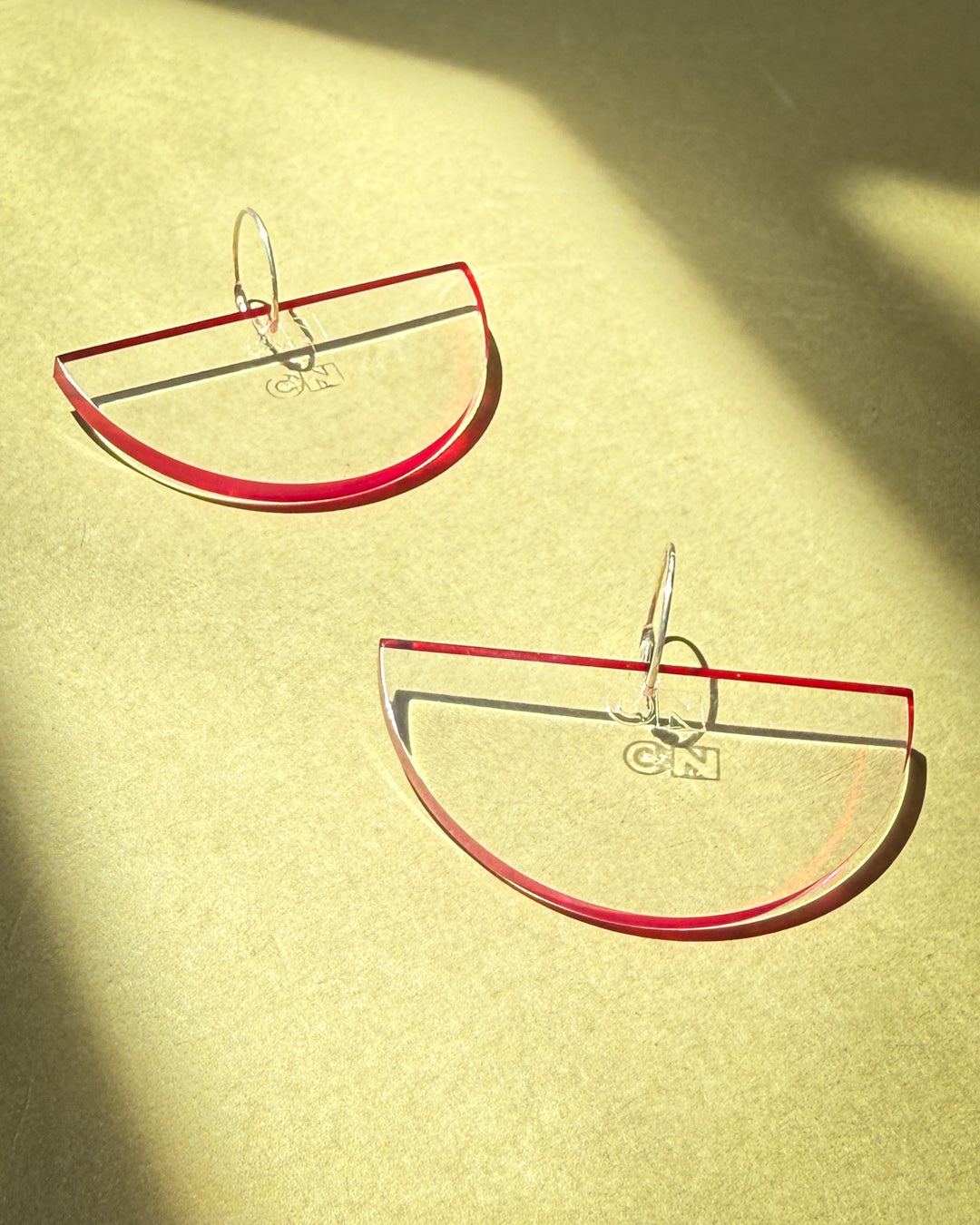80s C&N Semicircle Dangle Earrings
