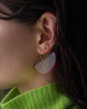 80s C&N Semicircle Dangle Earrings