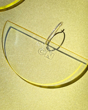 80s C&N Semicircle Dangle Earrings