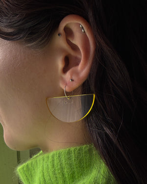 80s C&N Semicircle Dangle Earrings