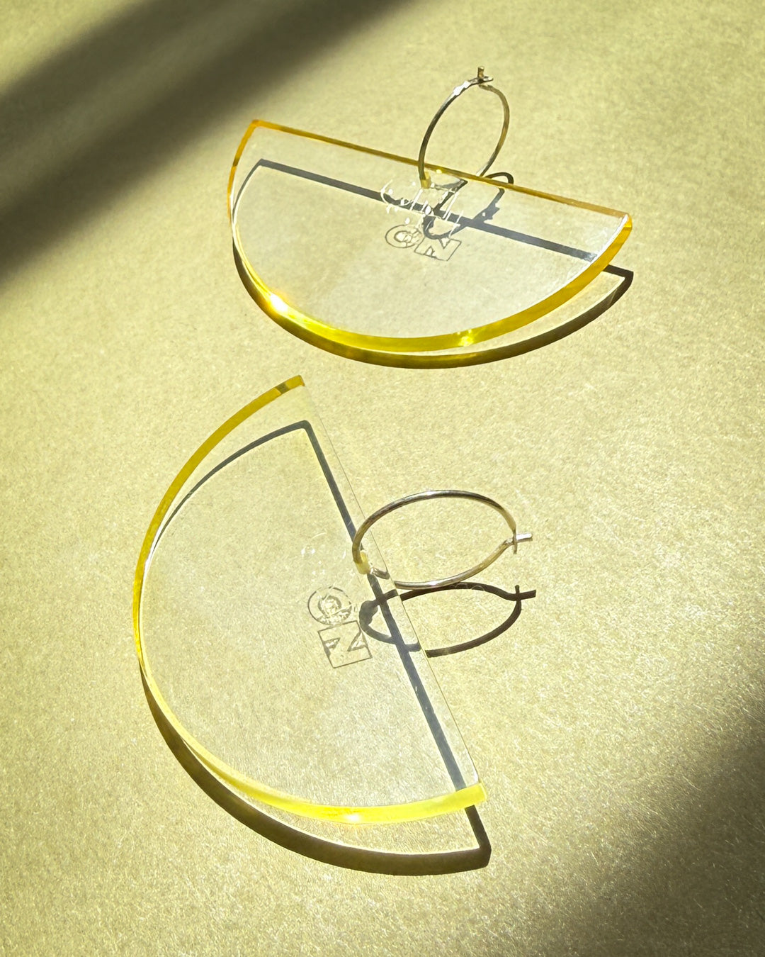 80s C&N Semicircle Dangle Earrings