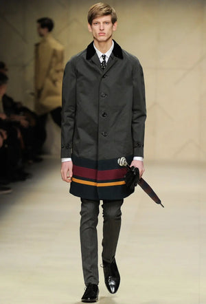 AW12 Burberry Cashmere Panel Overcoat | L