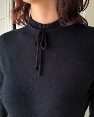 80s Givenchy Bow Sweater | S-M