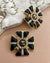 80s "Chanel" Cross Earrings