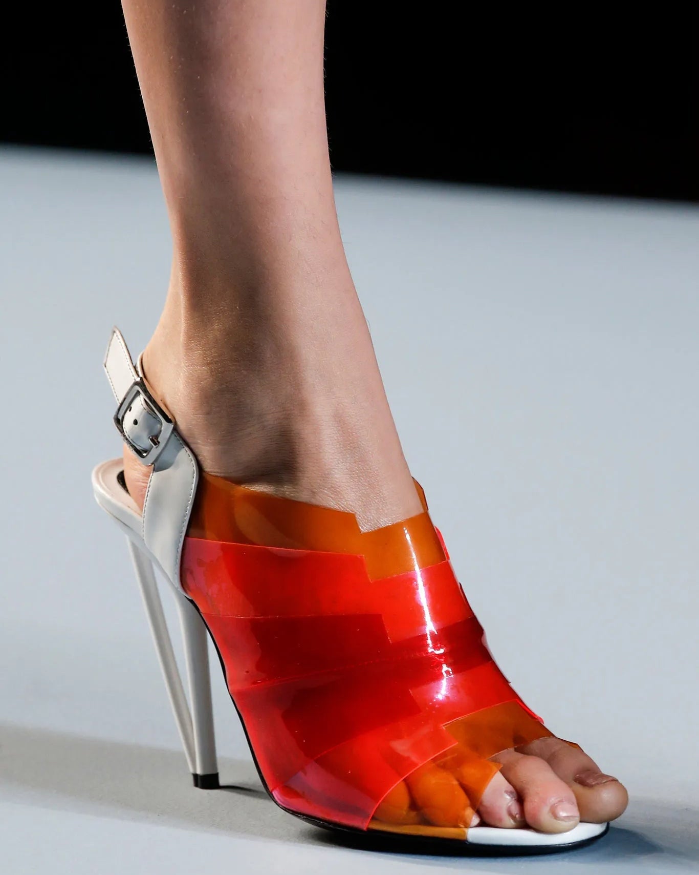 Fendi S/S 14 White Heels | 9