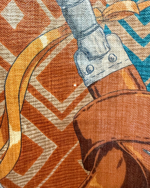 Hermès Lujo Criollo Cashmere Silk Shawl