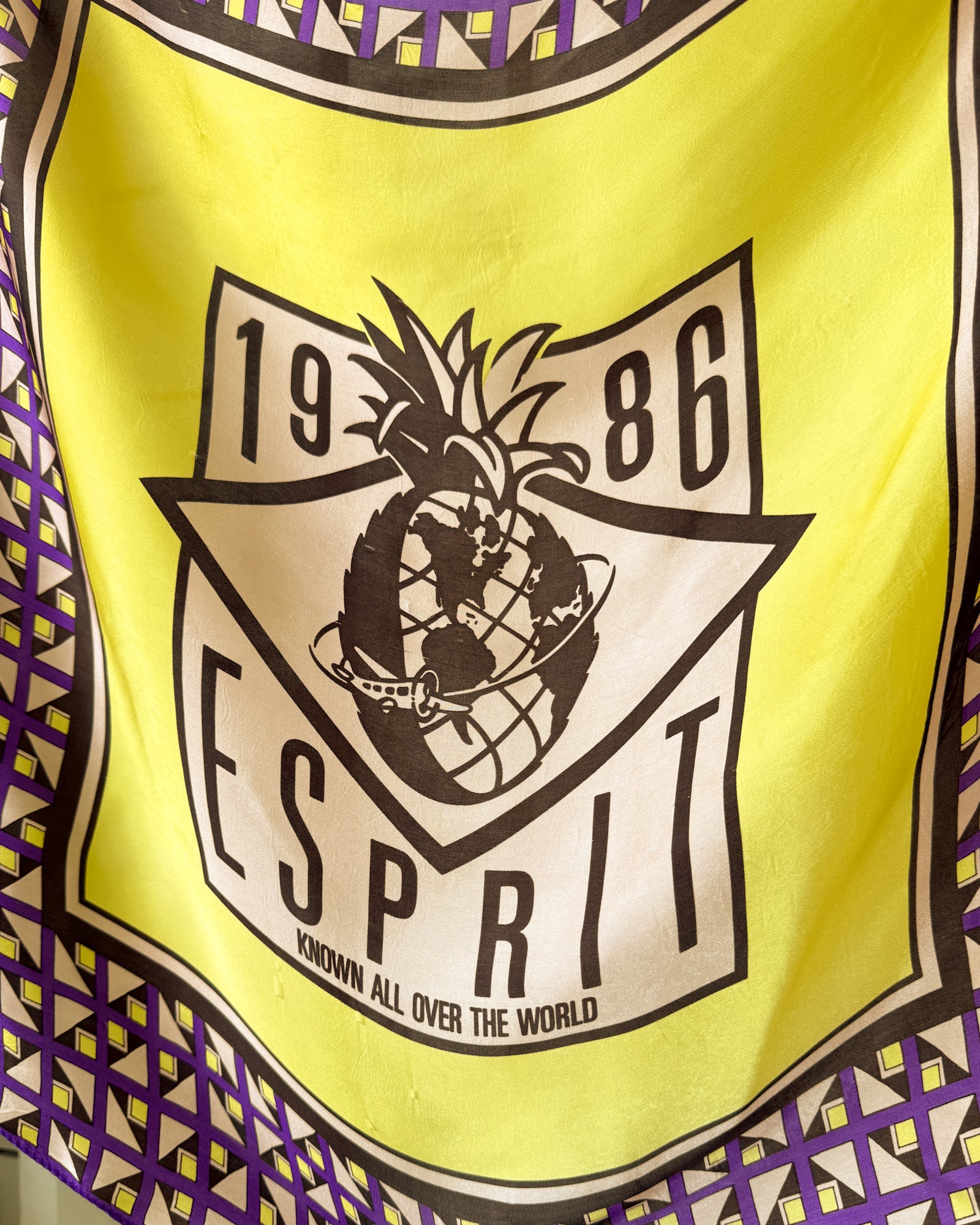 80s Esprit Silk Scarf