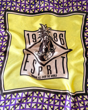 80s Esprit Silk Scarf