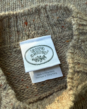 80s Laura Ashley Floral Sweater | M-XL