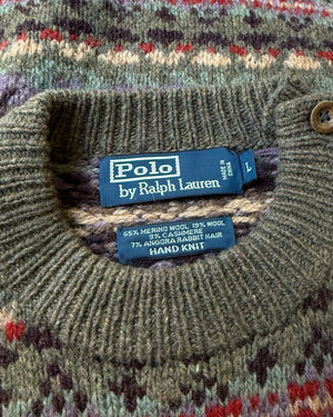 Ralph Lauren Sage Fair Isle Sweater | L