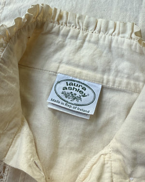 80s Laura Ashley Mutton Sleeve Blouse | M