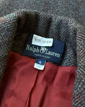 80s Ralph Lauren Tweed Jacket | S