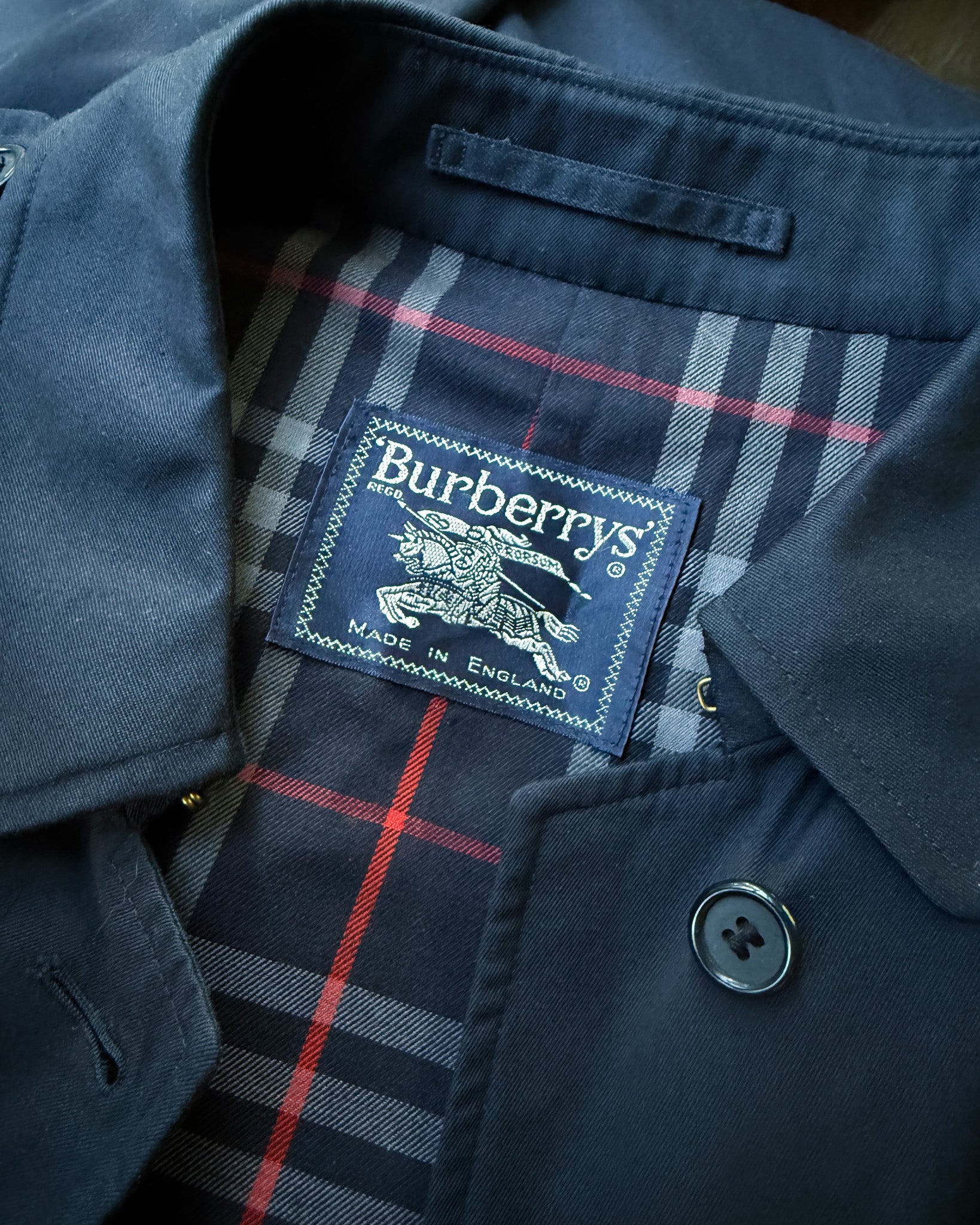 80s Burberry Belted Trench | M-L