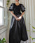 80s Givenchy Mink Trim Gown | M