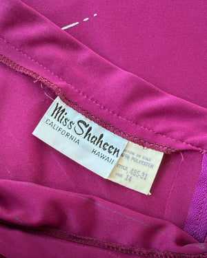 70s Miss Shaheen Spiderweb Skirt | L