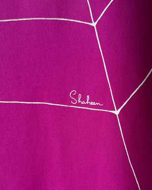 70s Miss Shaheen Spiderweb Skirt | L