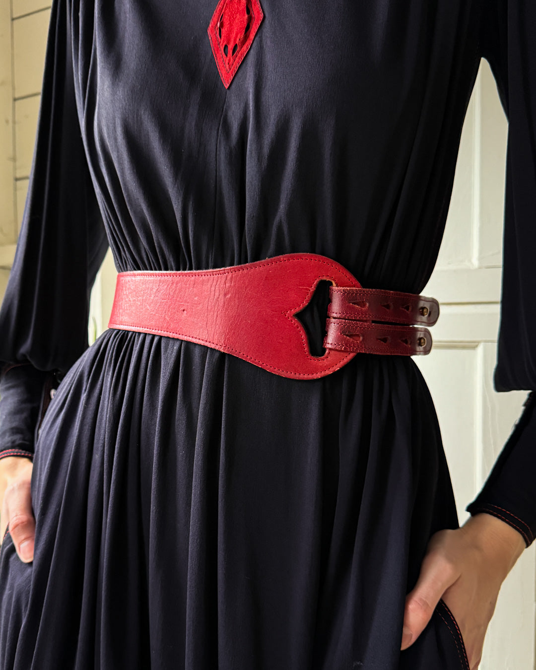 80s Lara Bressi Leather Belt