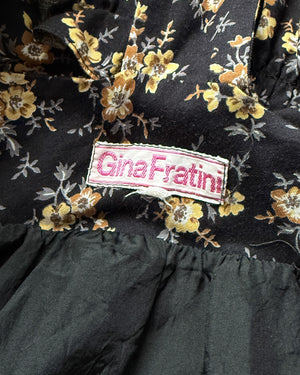 70s Gina Fratini Jumper Dress | S