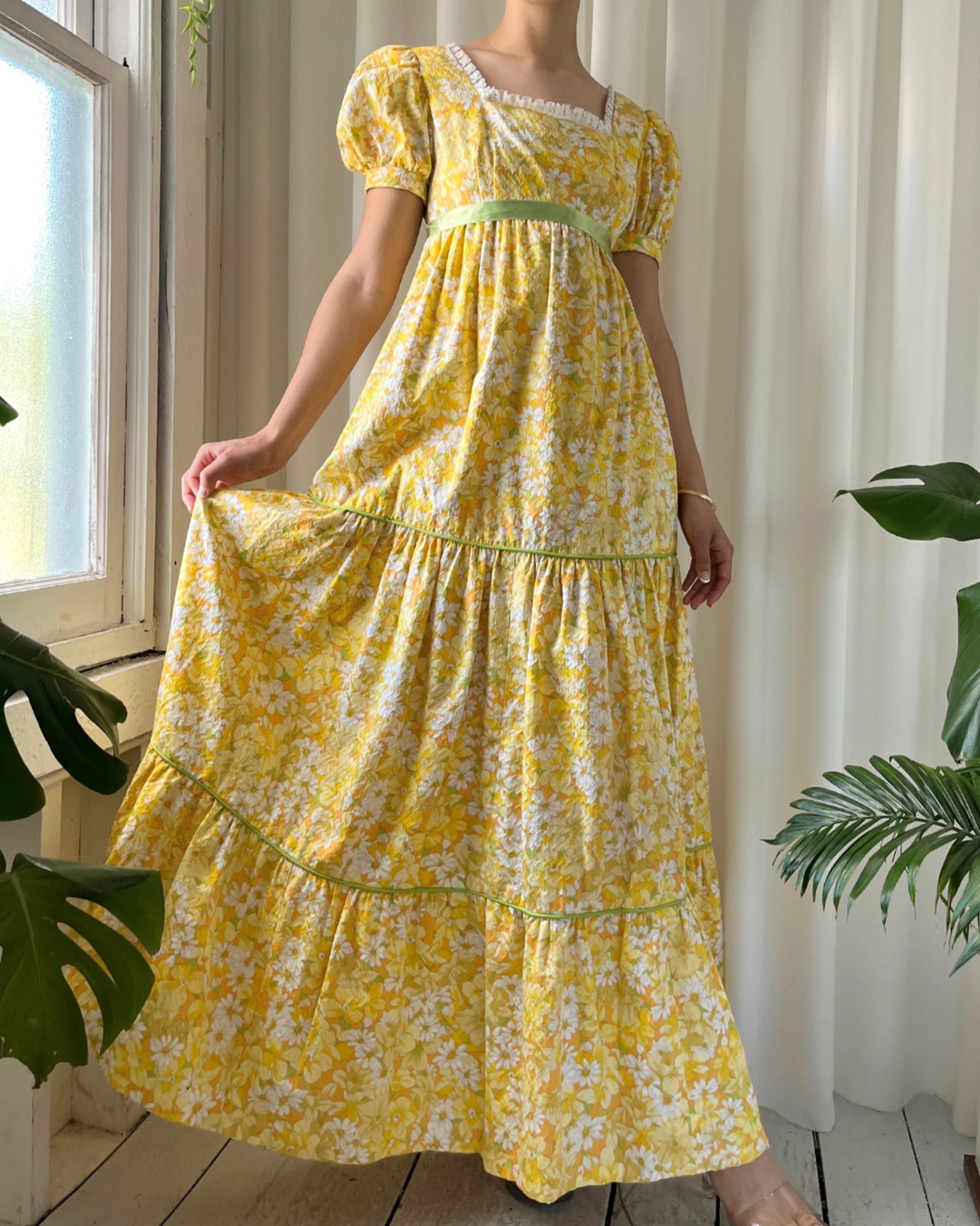Lucky Brand Women's Vintage Floral Maxi Dress