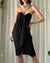 90s Strapless Black Dress