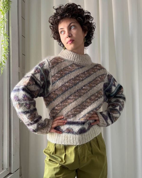 90s Hand Knit Sweater - Lucky Vintage