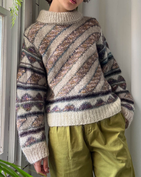 90s Hand Knit Sweater - Lucky Vintage