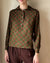 70s Yves Saint Laurent Wool Challis Blouse | M