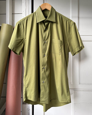 00s Gucci Green Dress Shirt | L