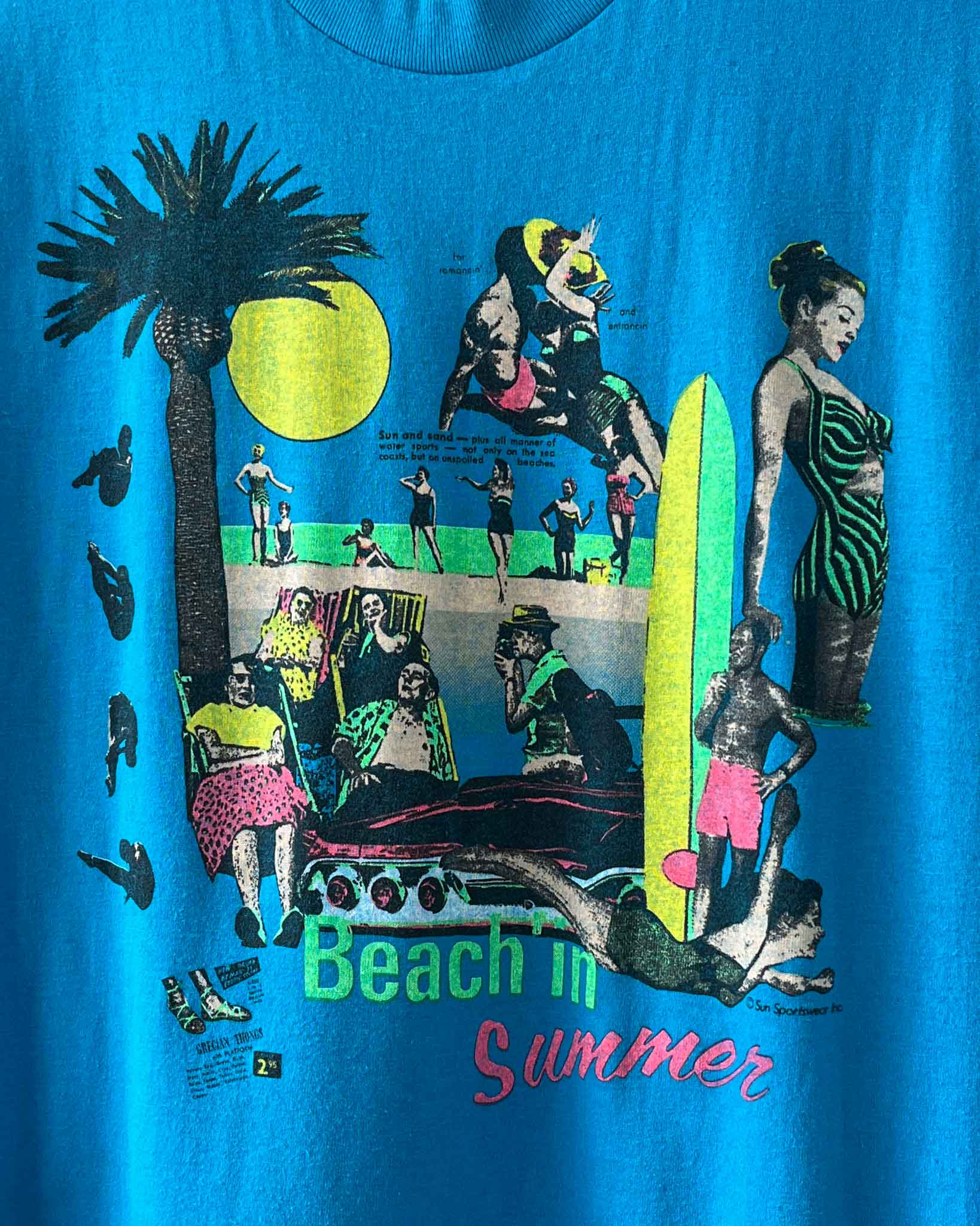 80s Beach Vibes T-Shirt | L