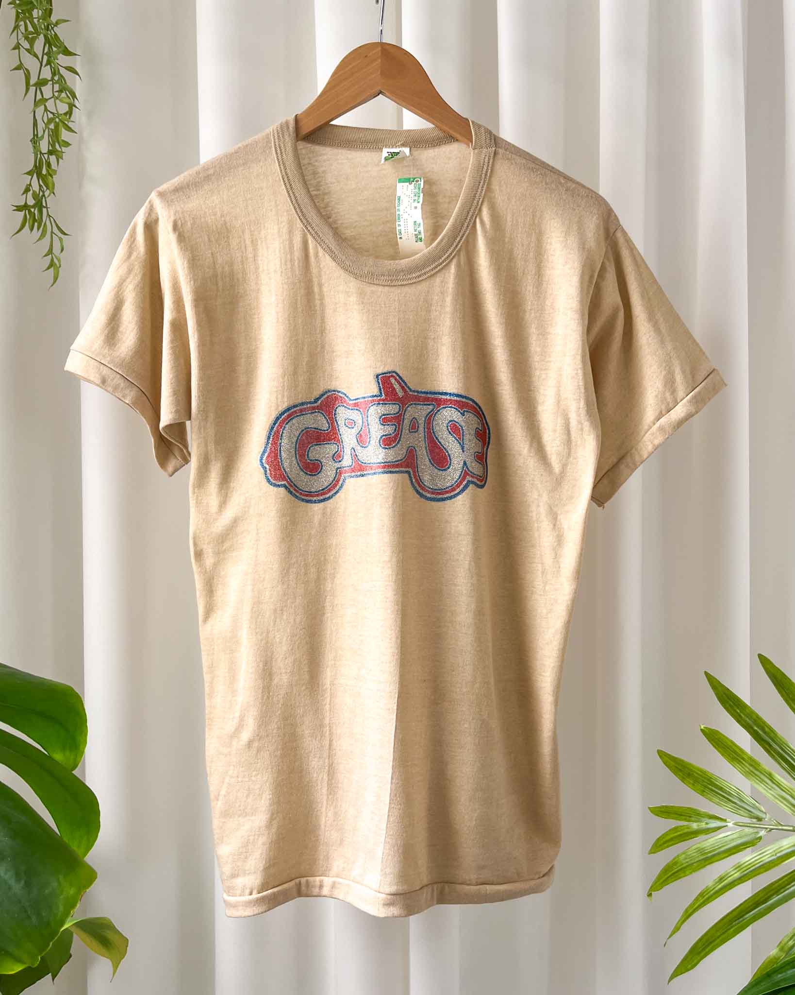 70s Grease Glitter Graphic T-Shirt | M