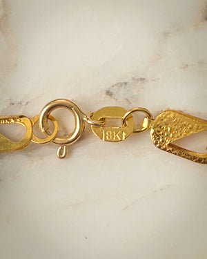 18K Gold Lobster Link Bracelet