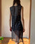 20s Black Assuit Dress | S