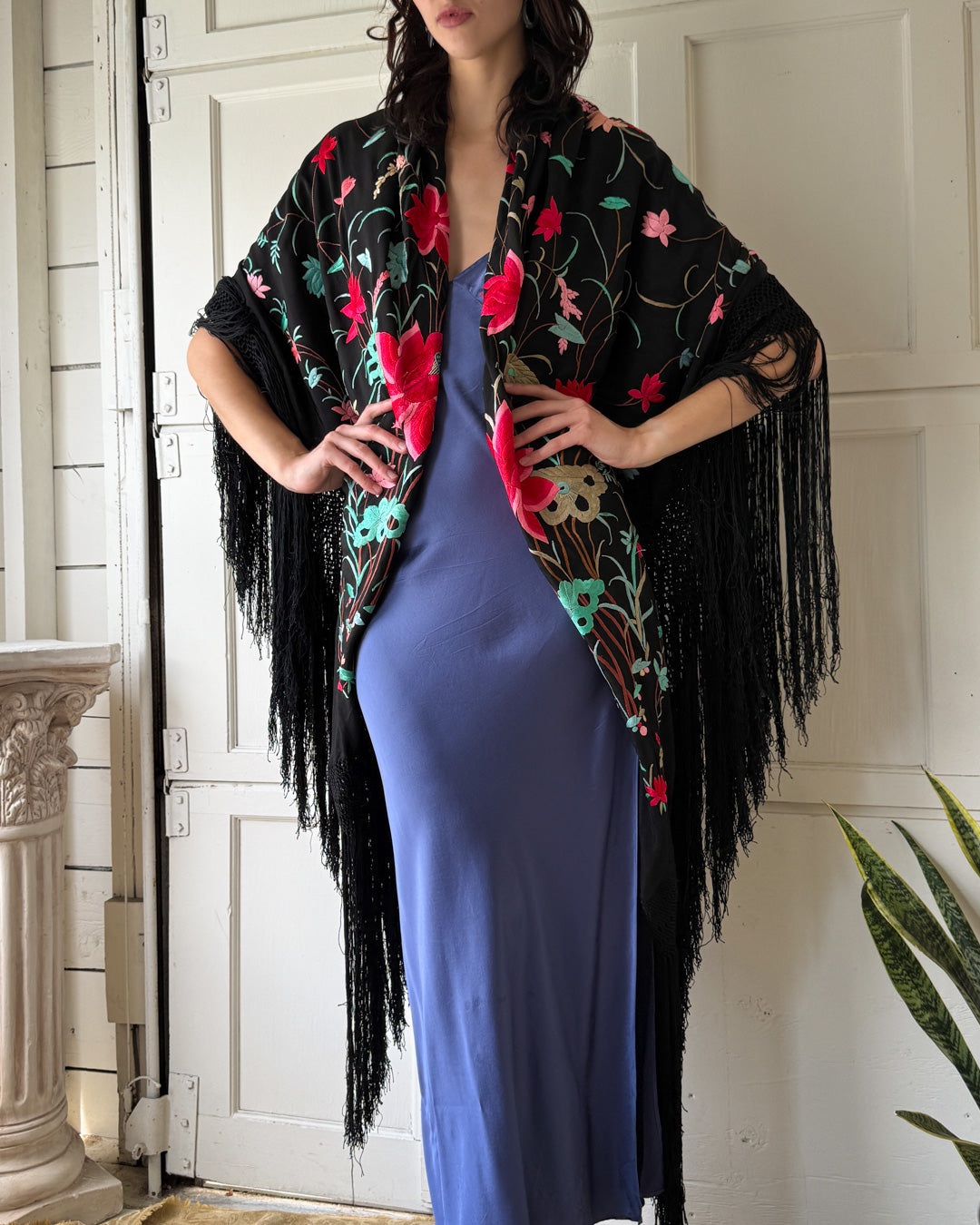 20s Silk Piano Shawl
