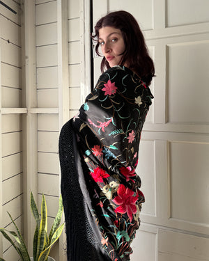 20s Silk Piano Shawl