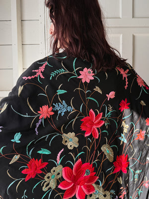 20s Silk Piano Shawl