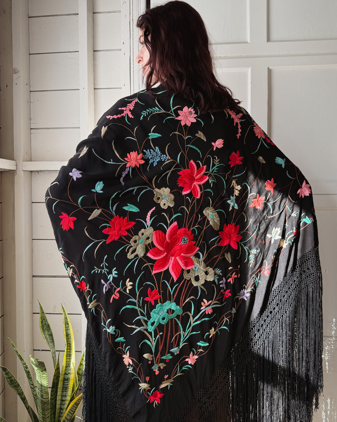 20s Silk Piano Shawl