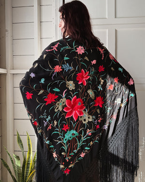20s Silk Piano Shawl