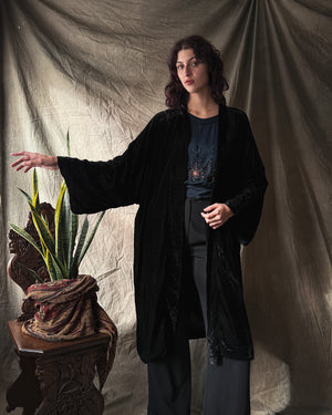 20s Silk Velvet Jacket | OSFM