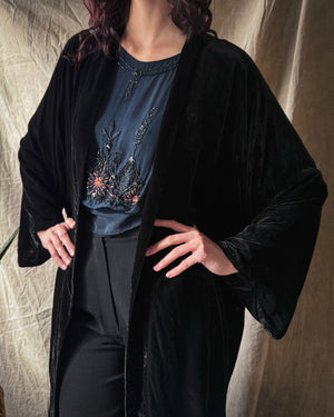 20s Silk Velvet Jacket | OSFM