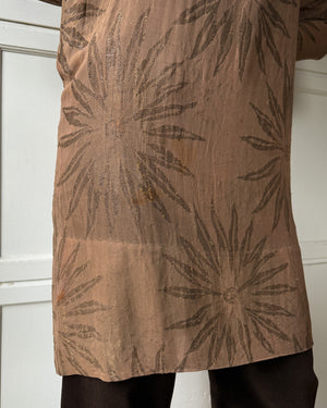 20s Sheer Metallic Tunic | S