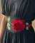 40s 3-D Applique Rose Dress