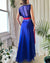 30s Jewel Collar Silk Gown
