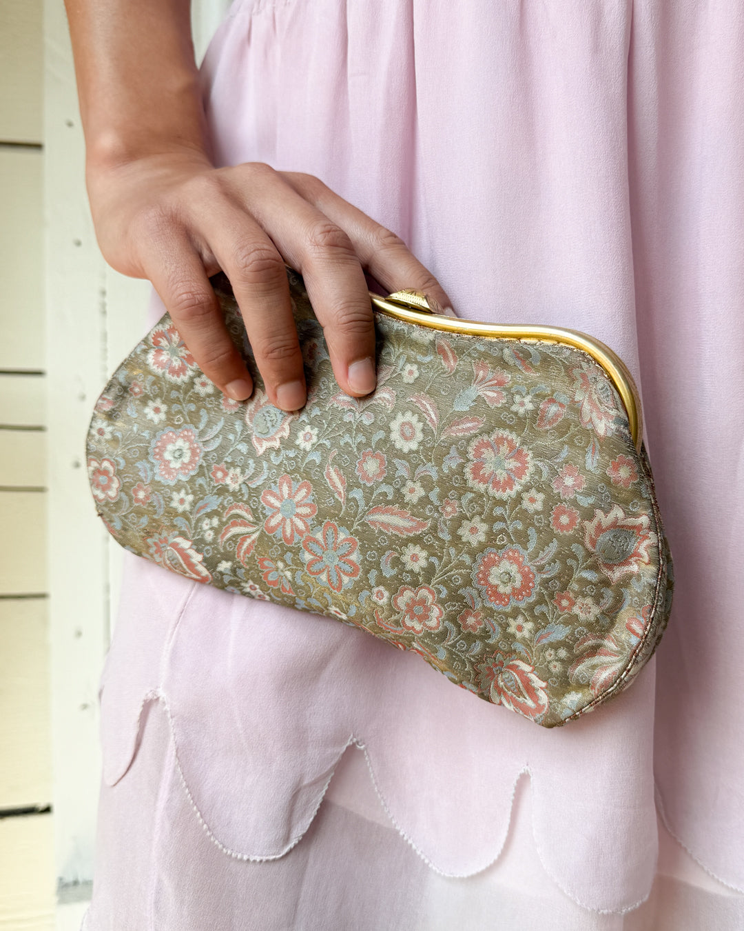 30s Silk Brocade Clutch