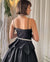 40s Black Peplum Gown